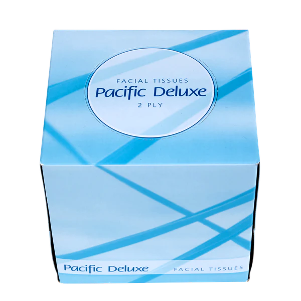 Pacific Deluxe Facial Tissue 2-ply 90 - Case of 48 Packs