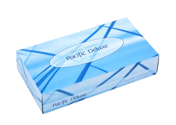 Pacific Deluxe Facial Tissue 2 Ply - Case of 48 packs