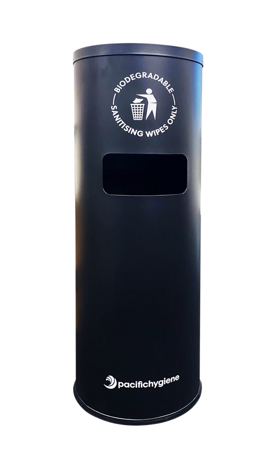 Pacific HygieneNix Gym Wipe Dispenser, Black