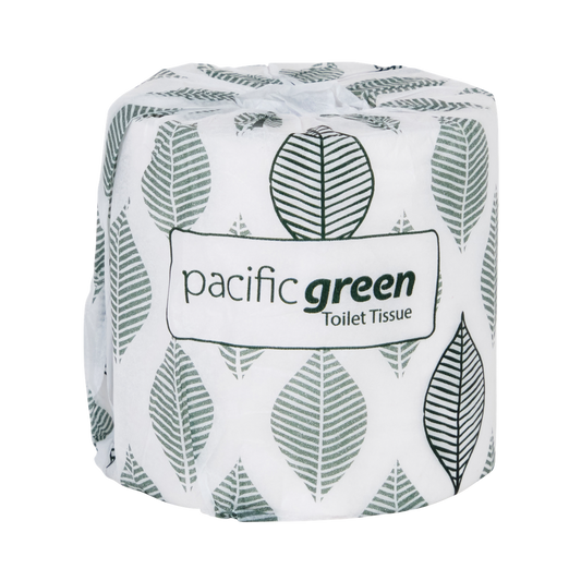 Pacific Green Recycled Roll Toilet Tissue 2-Ply. Case of 48 rolls