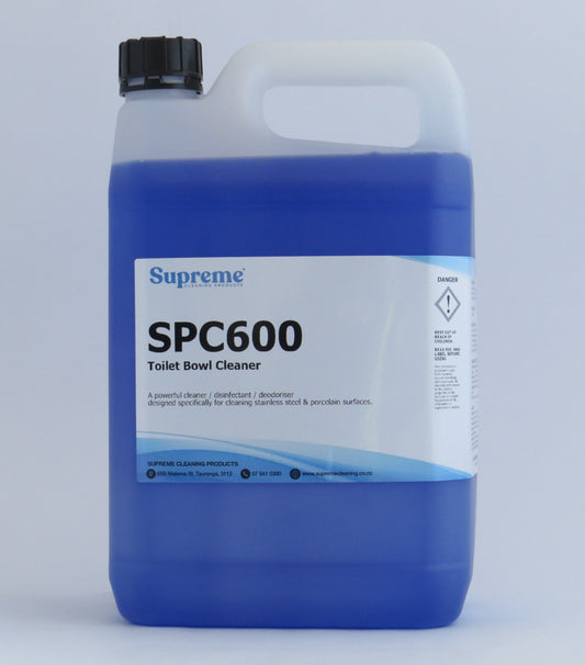 Supreme Toilet Bowl Cleaner, Stainless & Porcelain Cleaner, Sanitiser 5 Litres