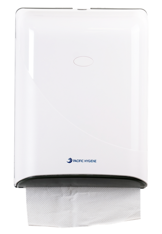 Pacific Hygiene Interfold Hand Towel Dispenser – White