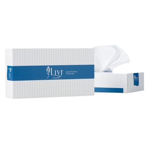 1301 Livi Essentials 2ply Premium Facial Tissue